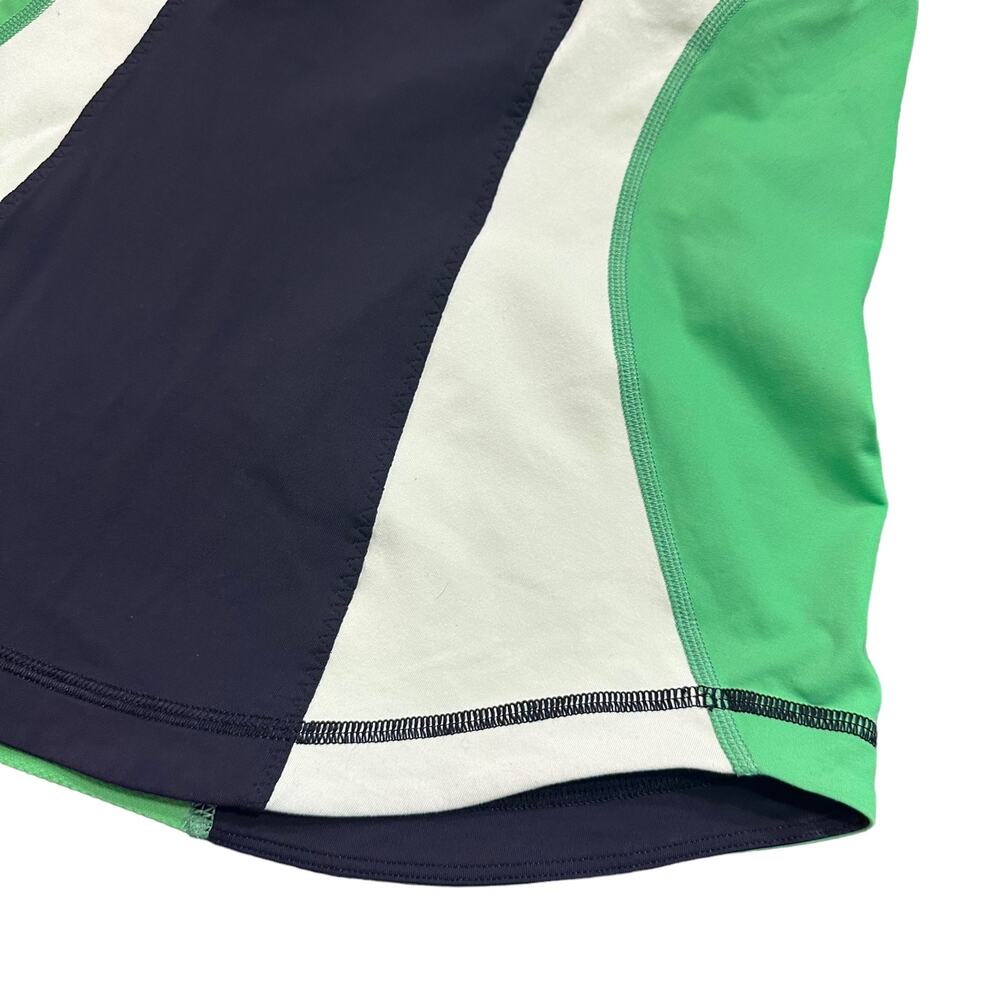 Lululemon Womens racerback tank yellow green black Size 8 - Picture 2 of 4